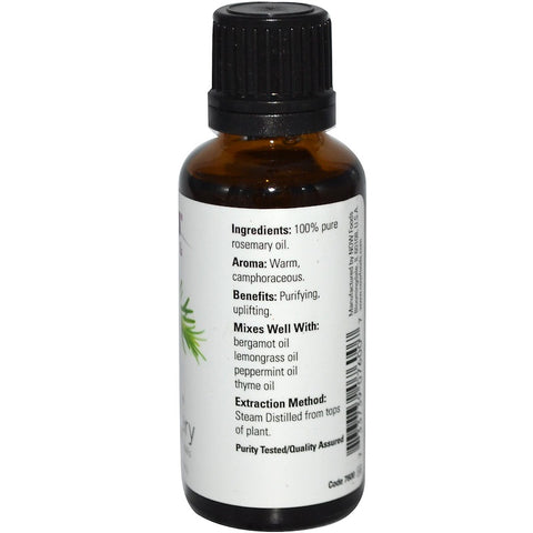 Now Foods -  Essential Oils, Rosemary, 1 fl oz (30 ml)