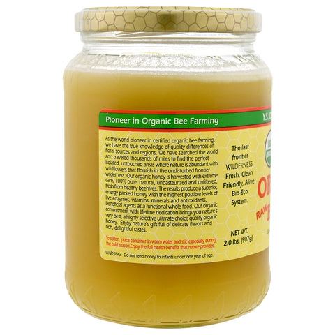 YS Organic Bee - Certified Organic Honey - 32 Oz