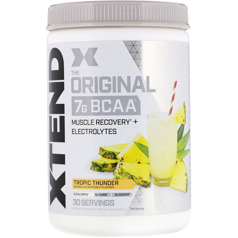 Xtend The Original 7G BCAA, Tropic Thunder, 14.8 oz (420 g) - 30 Servings
