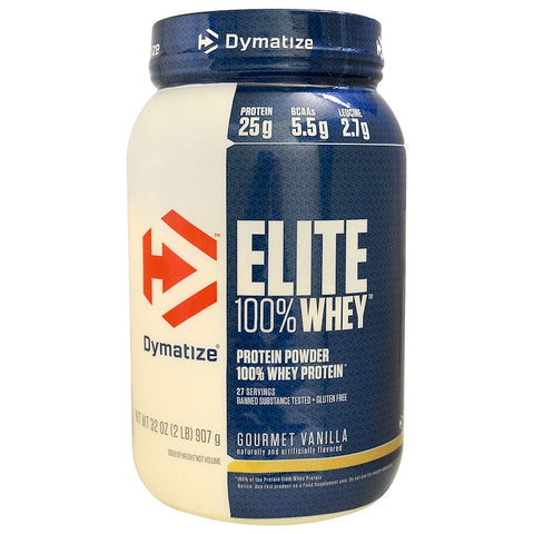 Dymatize - ELITE 100% WHEY, Gourmet Vanilla - 2 Lb (907 G)