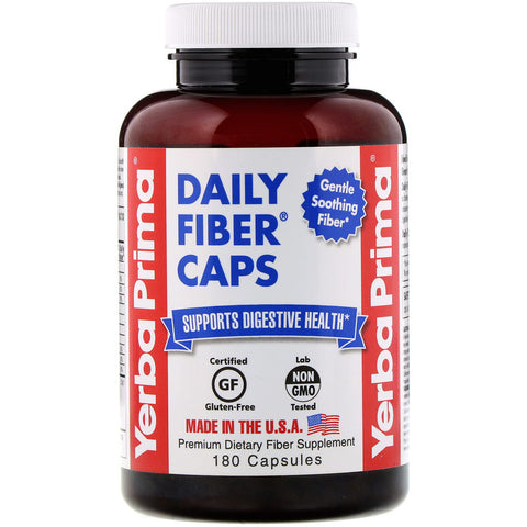 Yerba Prima - Daily Fiber Caps, 180 Capsules