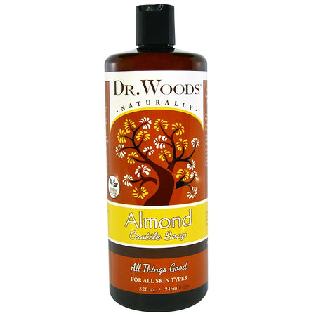 Dr Woods - Castile Soap Liquid Almond - 32 Ounce