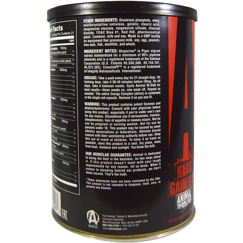 Universal Nutrition, Animal M-Stak, The Non-Hormonal Anabolic Stack, 21 Packs