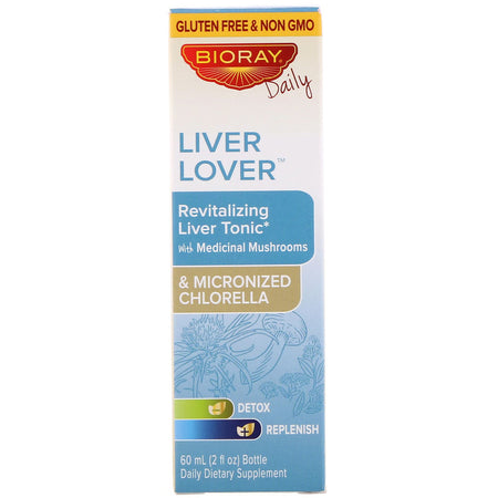 Bioray -Liver Lover, Revitalizing Liver Tonic, Alcohol Free, 2 fl oz (60 ml)