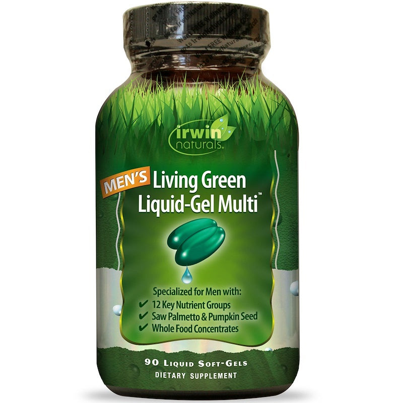 Irwin Naturals - Living Green Liquid-Gel Multi For Men - VALUE SIZE - 120 softgels