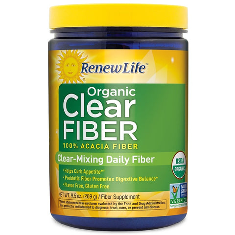 ReNew Life - Organic Clear Fiber, Flavor Free, 9.5 oz (269 g)
