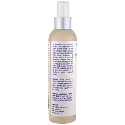 White Egret Personal Care, Pure Magnesium Oil, 8 fl oz (237 ml)