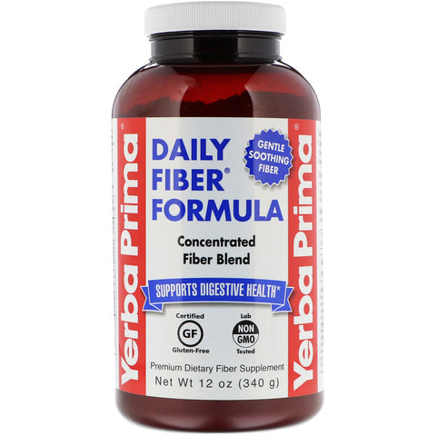 Yerba Prima - Daily Fiber Formula, 12 oz (340 g)Powder
