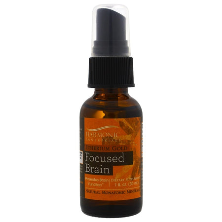 Harmonic Innerprizes - Etherium Gold- Focused Brain,1oz Homeopathic