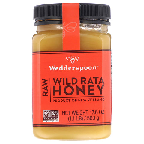 Wedderspoon - Raw Wild Rata Honey, 17.6 oz (500 g)