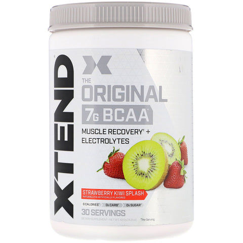 Xtend The Original 7G BCAA, Strawberry Kiwi Splash, 14.8 oz (420 g) - 30 Servings