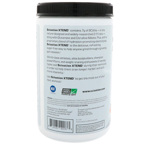 Xtend BCAAs, Tangerine, 14.8 oz (420 g)- 30 Servings