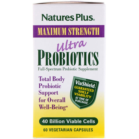 Natures Plus - ULTRA PROBIOTICS  60 Vegan Capsules