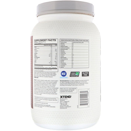 Xtend Pro Whey Isolate, Chocolate Lava Cake, 1.82 lb (826 g)