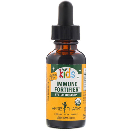 Herb Pharm - Kids Immune Fortifier, System Builder, Alcohol Free - 1 Oz