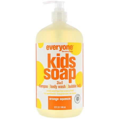 EveryOne Soap Kids Orange Squeeze - 32 Ounce