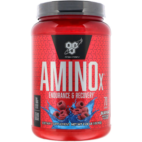BSN - Amino-X, Endurance & Recovery, Blue Raz, 2.24 lb (1.01 kg)