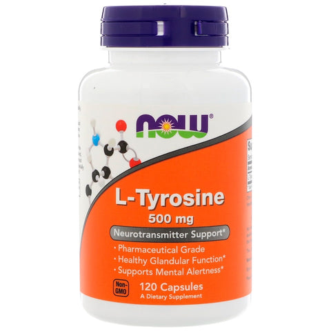 Now Foods - L-TYROSINE 500 mg - 120 Capsules