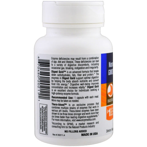 ENZYMEDICA - Digest Gold - 45 Capsules