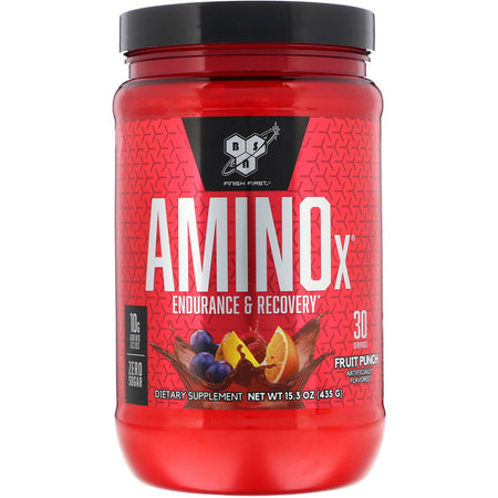 BSN - Amino-X, Endurance & Recovery, Fruit Punch, 15.3 oz (435 g)