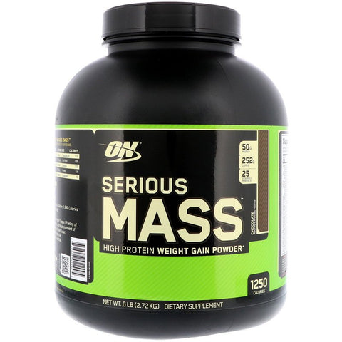 Optimum Nutrition - Serious Mass Weight Gainer Protein Chocolate - 12 Lb