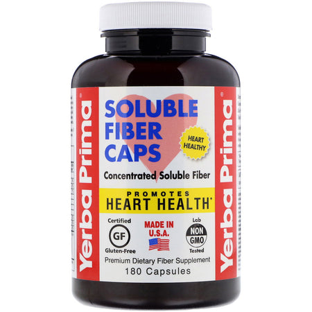 Yerba Prima - Soluble Fiber Caps - 180 Capsules