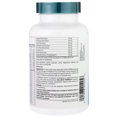 Source Naturals - Wellness Formula® - Herbal Defense Complex, 120 Capsules