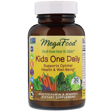 Megafood - Kids One Daily Chew - Grape - 30 Tablets