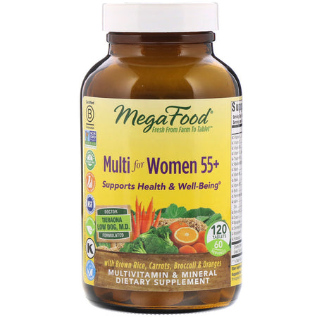 Megafood - Multi for Women 55+, 120 Tablets