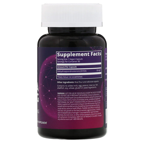 MRM - DHEA 50mg (micronized) Purity Assured By HPLC - 90 Capsules