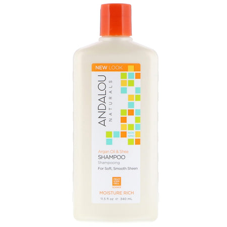 Andalou Naturals - Argan Moisture Rich Shampoo & Sweet Orange - 11.5 Ounce
