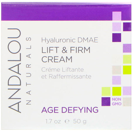 Andalou Naturals - Hyaluronic DMAE Lift & Firm Cream - 1.7 oz (50 g)
