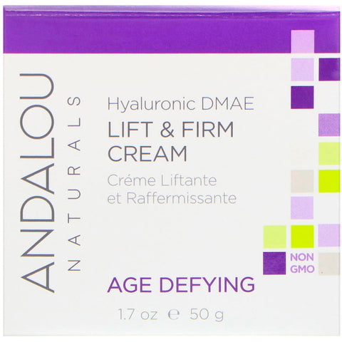 Andalou Naturals - Hyaluronic DMAE Lift & Firm Cream - 1.7 oz (50 g)