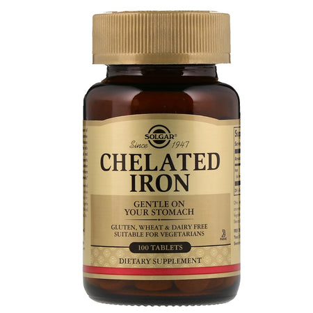 Solgar - Chelated Iron Tablets**  - 100