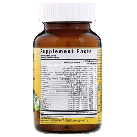 Megafood - Baby & Me 2 - 60 Tablets