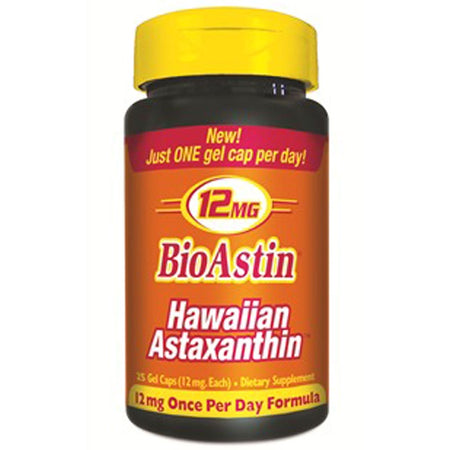 Nutrex Hawaii - BioAstin, Hawaiian Astaxanthin, 12 mg, 25 Gel Caps