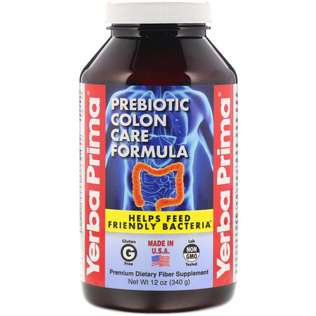 Yerba Prima - Prebiotic Colon Care Formula, 12 oz (340 g)  Powder