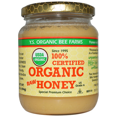 YS Organic Bee - Certified Organic Honey - 16 Oz