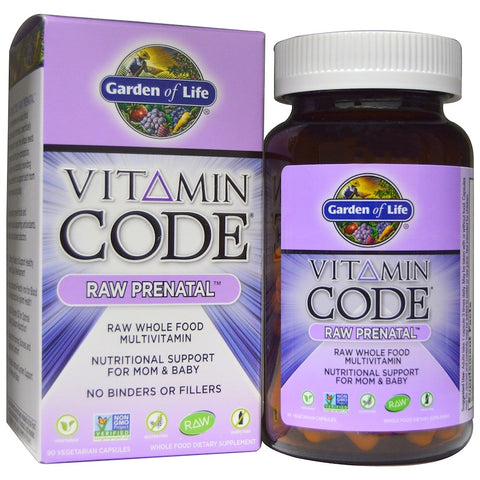 Garden Of Life - Vitamin Code, Raw Prenatal, 90 Vegetarian Capsules