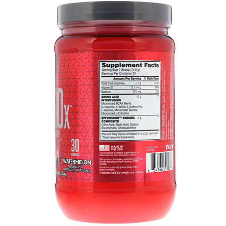 BSN - Amino-X, Endurance & Recovery, Watermelon, 15.3 oz (435 g)