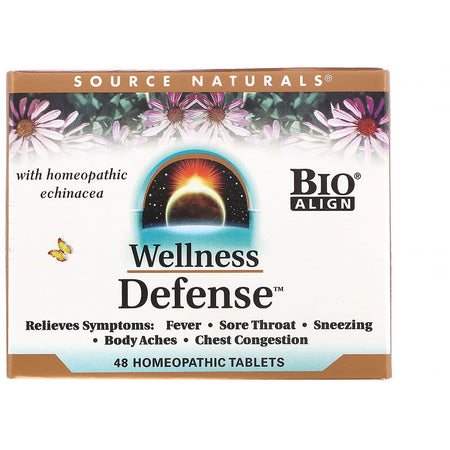 Source Naturals - Wellness Defense™ - 48 Homeopathic Tablets