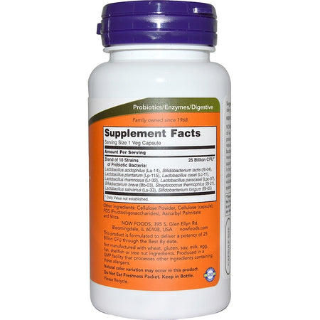 Now Foods - Probiotic-10, 25 Billion, 100 Veg Capsules
