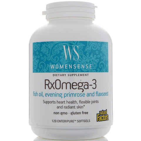 Natural Factors - WomenSense, RxOmega-3,  - 120 Softgels