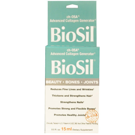 Natural Factors BioSil Hair Skin Nails Liquid - 0.5 Oz