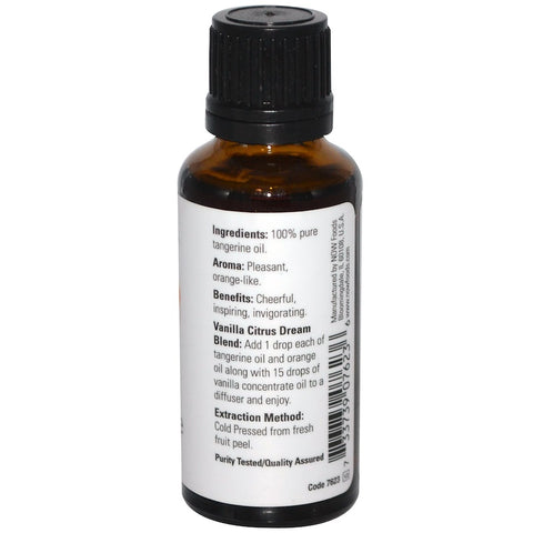 Now Foods - Essential Oils, Tangerine, 1 fl oz (30 ml)