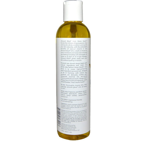 Home Health (Solgar) - Almond Glow®  Skin Lotion (Unscented) - 8 Oz