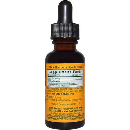 Herb Pharm - Black Elderberry  - 1oz