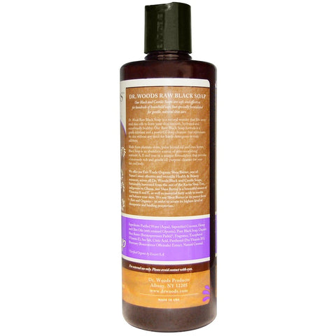 Dr Woods - Castile Soap Liquid Black With Shea Butter - 16 Ounce