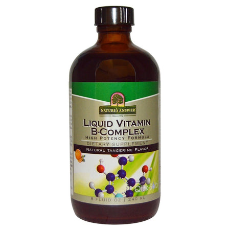 Nature's  Answers - Liquid Vitamin B-Complex, Natural Tangerine Flavor, 8 fl oz