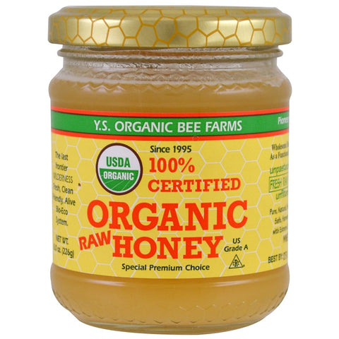 YS Organic Bee - Certified Organic Honey - 8 Oz